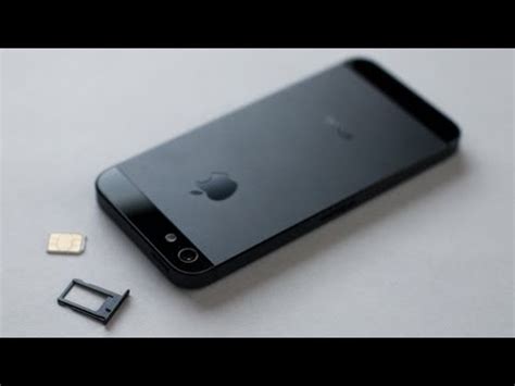 how to open an iphone 5 sim card slot|iPhone 5 / 5S / SE HOW TO: Insert / Remove a SIM Card.
